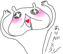 A bear returns an answer sticker #6055937