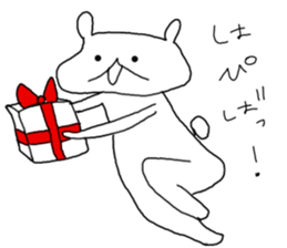 A bear returns an answer sticker #6055948