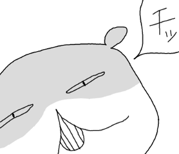 A bear returns an answer sticker #6055951