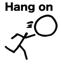 Wire man(Hand drawing) sticker #6056316