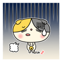 San Mao cat  KOROTAN sticker #6056474