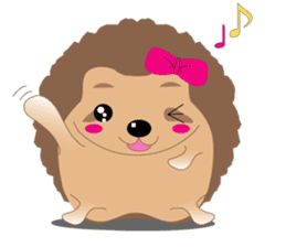 Cutie Hedgehog sticker #6056603