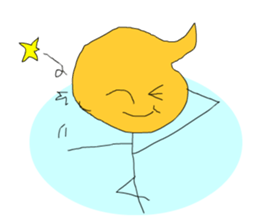 A cute line boy sticker #6056801