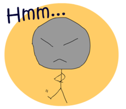 A cute line boy sticker #6056803