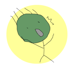 A cute line boy sticker #6056804