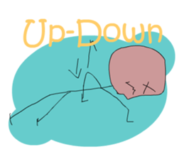 A cute line boy sticker #6056809