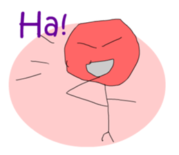 A cute line boy sticker #6056823