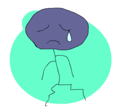 A cute line boy sticker #6056824