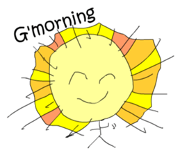 A cute line boy sticker #6056829