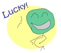 A cute line boy sticker #6056839