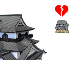 Japanese castle(ENGLISH) sticker #6057377