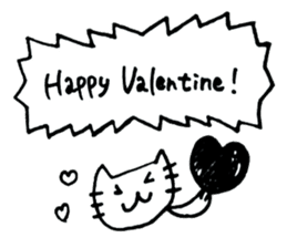 simple cat congratulations sticker #6057460