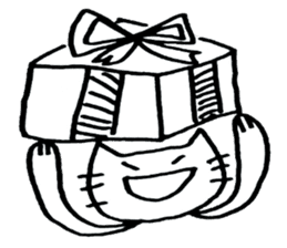 simple cat congratulations sticker #6057470