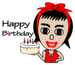 JJ Funny girl sticker #6058282