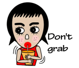 JJ Funny girl sticker #6058290