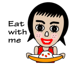 JJ Funny girl sticker #6058300