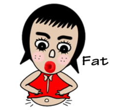 JJ Funny girl sticker #6058302