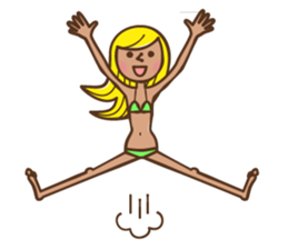 B.B girls sticker #6058388