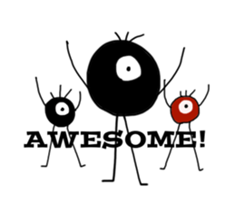 Funny cute Monsters sticker #6058683