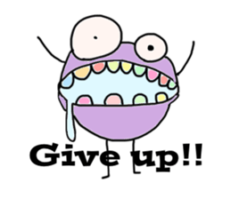 Funny cute Monsters sticker #6058690