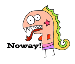 Funny cute Monsters sticker #6058694