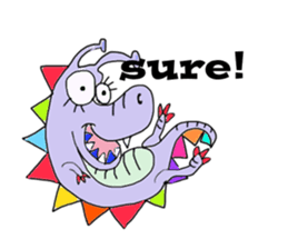 Funny cute Monsters sticker #6058696