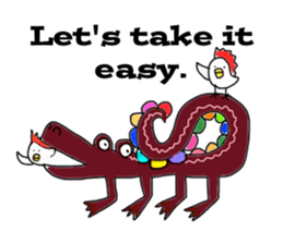 Funny cute Monsters sticker #6058712