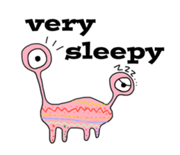 Funny cute Monsters sticker #6058717