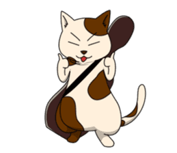 Cello cat Anton sticker #6058734