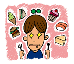 Life of Mr.Grass sticker #6058772