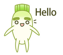 Uncle Ro-Big radish sticker #6058920