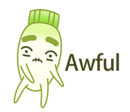 Uncle Ro-Big radish sticker #6058932