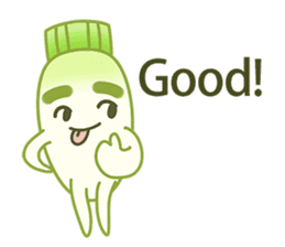 Uncle Ro-Big radish sticker #6058933