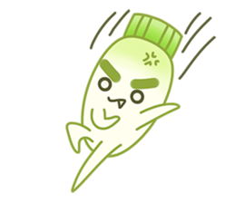 Uncle Ro-Big radish sticker #6058945