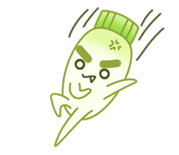 Uncle Ro-Big radish sticker #6058945