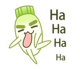 Uncle Ro-Big radish sticker #6058954