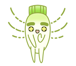 Uncle Ro-Big radish sticker #6058956