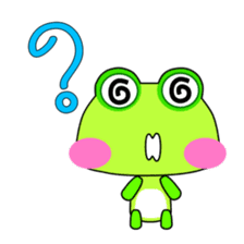 Small frog. Gua. Gua. Gua sticker #6059055