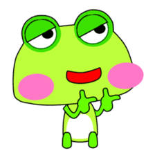 Small frog. Gua. Gua. Gua sticker #6059060