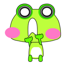 Small frog. Gua. Gua. Gua sticker #6059061