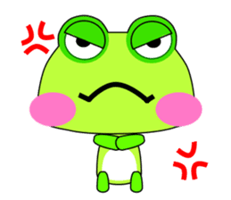 Small frog. Gua. Gua. Gua sticker #6059070