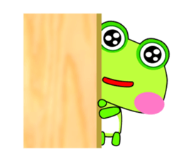 Small frog. Gua. Gua. Gua sticker #6059073