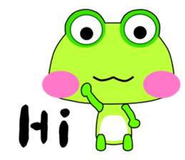 Small frog. Gua. Gua. Gua sticker #6059075