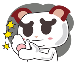 Little RED cat ver2 sticker #6059168