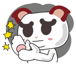 Little RED cat ver2 sticker #6059168