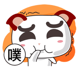 Little RED cat ver2 sticker #6059176