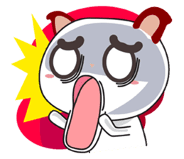 Little RED cat ver2 sticker #6059187