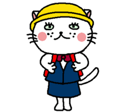 The Tamuras' cat (The four seasons) sticker #6059302