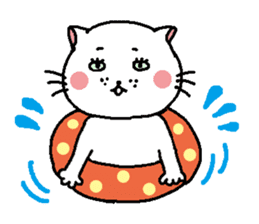 The Tamuras' cat (The four seasons) sticker #6059311
