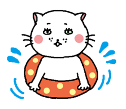 The Tamuras' cat (The four seasons) sticker #6059311